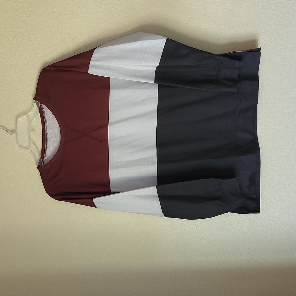 SHEIN‎ Stripe Crewneck Pullover XL